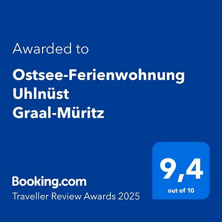 Appartement Ostsee-ferienwohnung Uhlnuest Graal-mueritz Gelbensande